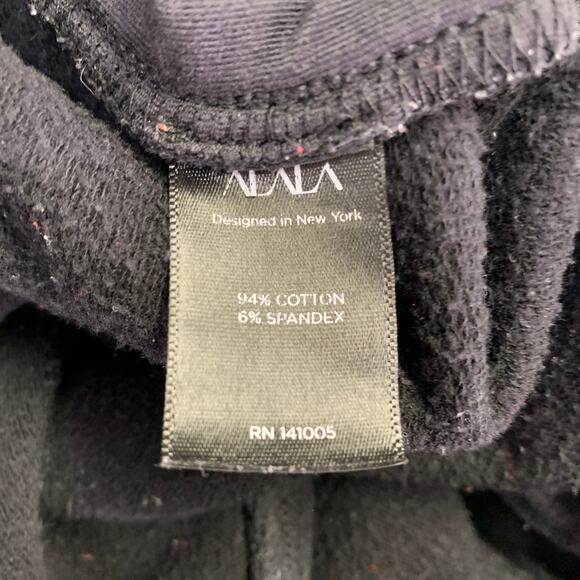 ALAIA Size M Black Cotton Blend Wide Leg Casual Crop Pants - Picture 7 of 8